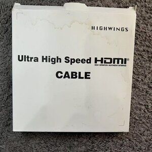 Highwings 8K 10K HDMI Cable 48Gbps 6.6FT/2M, Certified Ultra High Speed HDMI